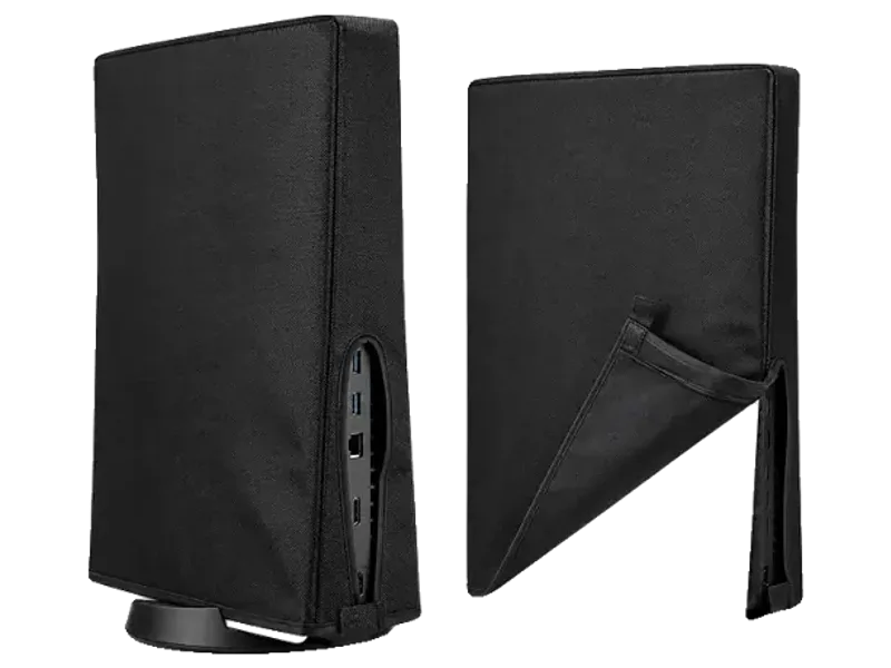 DA-GODO PS5 Console Dust Cover Compatible with PS5 Disc & Digital Editions, Breathable Oxford Fabric Protective Case with Side Port Access, Lightweight Cover for PlayStation 5