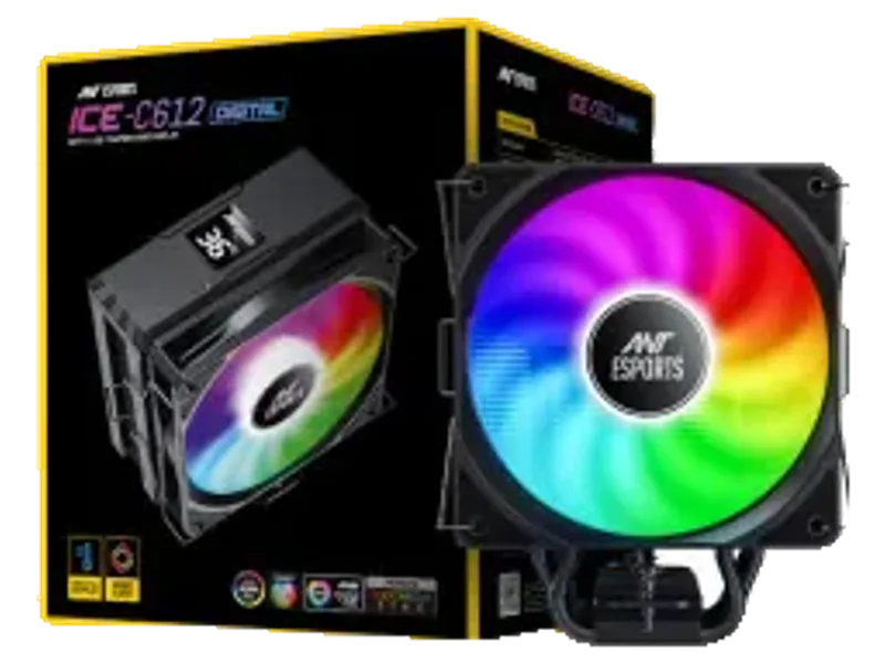 Ant Esports ICE-C612 Digital Air CPU Cooler