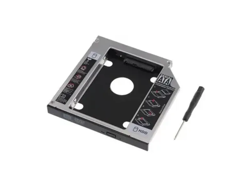 Etake 9.5mm Universal 2nd Hard Drive Bracket Caddy For CD/DVD-ROM Laptop, Notebook Hard Drive 2nd Cadd...