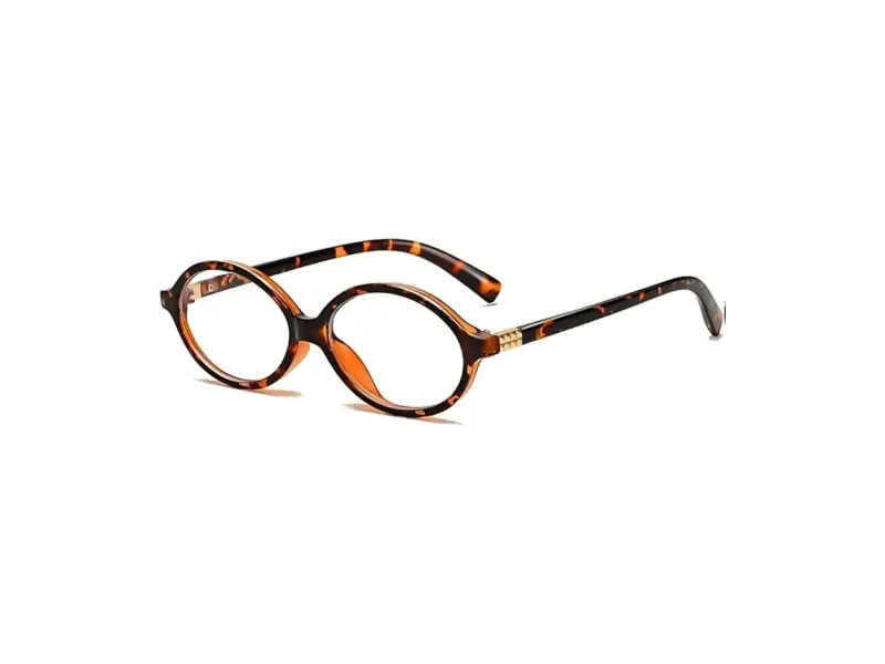Blue Light Blocking Glasses for Women | Zero Power Blue Cut Computer Glasses | Oval Frame | Anti-Glare Clear Lens Eyeglasses for Laptop, Mobile, Gaming & Office Use