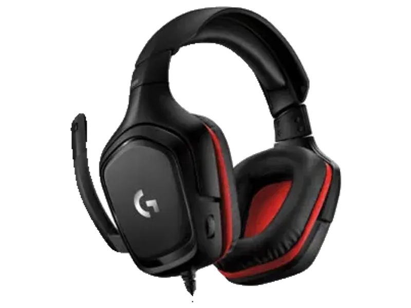 Logitech G331 Stereo Over Ear Gaming Black Headset With Mic