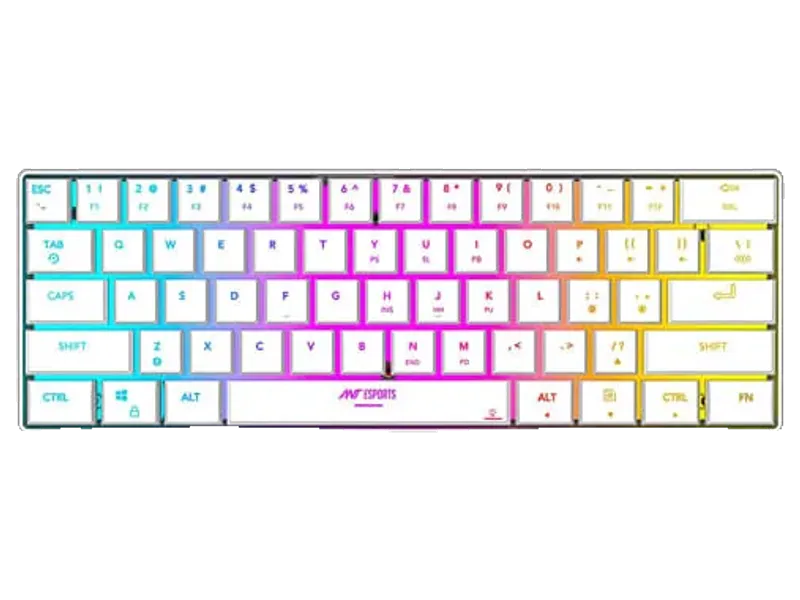 Ant Esports MK1500 Mini RGB White Wireless Gaming Keyboard