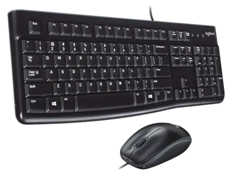 LOGITECH MK120 WIRED USB KEYBOARD AND MOUSE COMBO