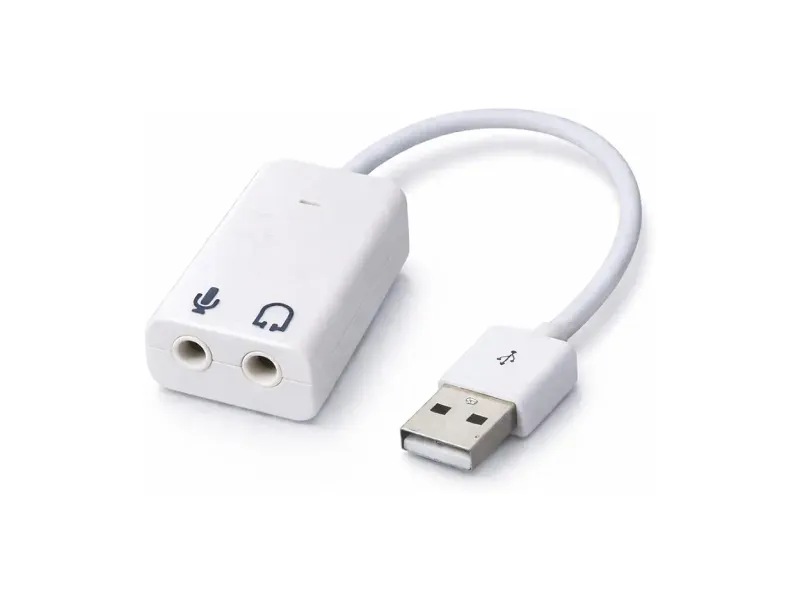 7.1 USB Gaming Sound Card, Channel External Audio Adapter Stereo Sound Card Converter 3.5mm AUX Microphone Jack for Gaming Headset Earphone PS4 Laptop Desktop Windows Mac OS Linux, Plug Play