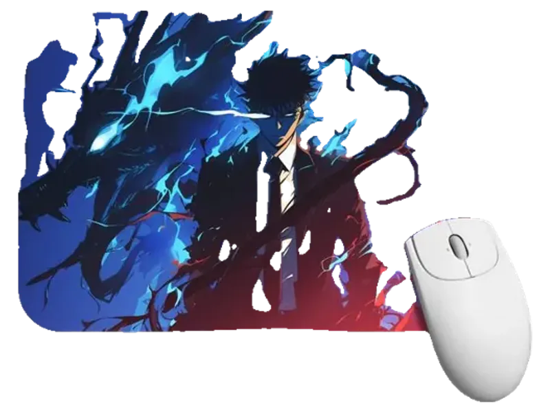 GROOFIEZ Solo Leveling 2 Anime Mouse Pad Non-Slip Rubber Base for PC Laptop (9x7 inch) Non Slip Base Mousepad