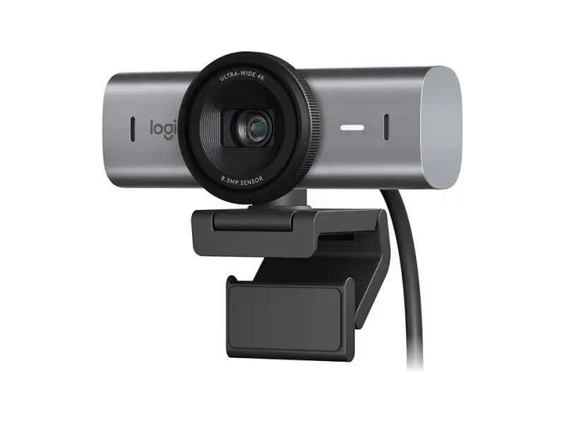Logitech MX Brio Ultra HD 4K Collaboration, Streaming Webcam, 1080p at 60 FPS, Show Mode, Works with Microsoft Teams, Zoom, Google Meet, Nintendo Switch 2 new GameChat Mode - Graphite, Pack of 4