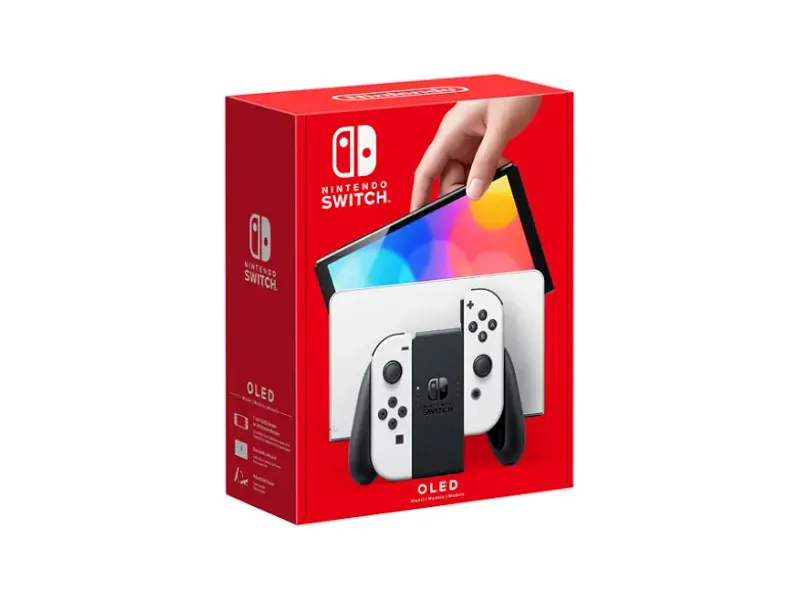 Nintendo Switch OLED Console with White Joy-Con