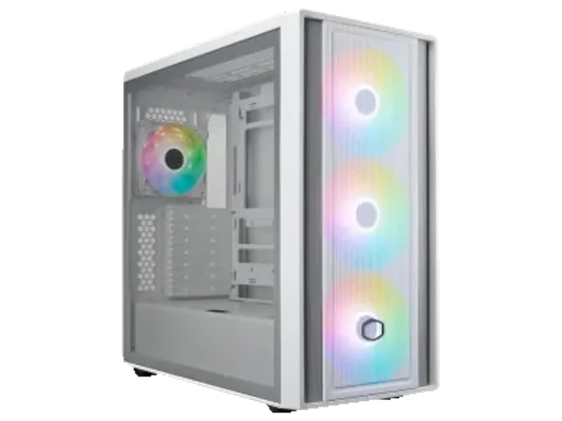 Cooler Master MasterBox 600 ARGB Mid Tower Cabinet - White
