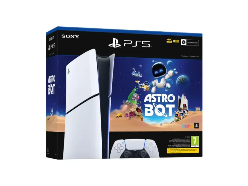SONY PS5 Digital Astro Bot Bundle (Slim) 1000 GB with ASTRO BOT full game