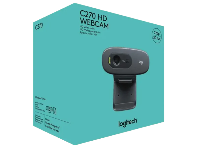 LOGITECH C270 HD DIGITAL WEBCAM